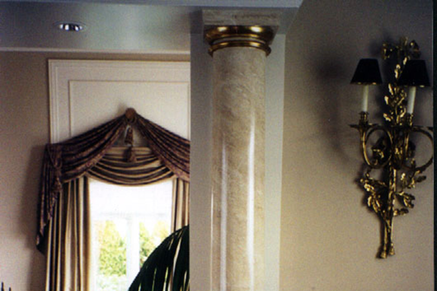 faux marble column image
